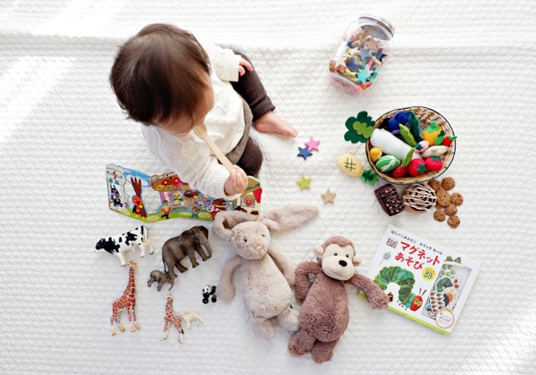 Child room with toys