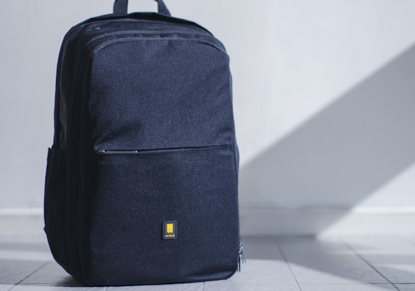 Everyday backpack on a chair