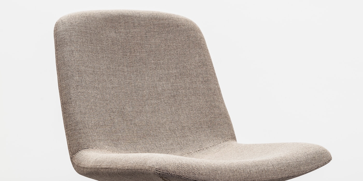 Ergonomic office chair in a quiet home office