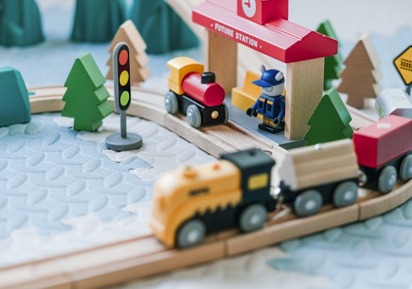 Kids toys on a table