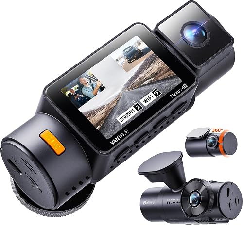 Vantrue dash cam parking mode and night vision screenshot